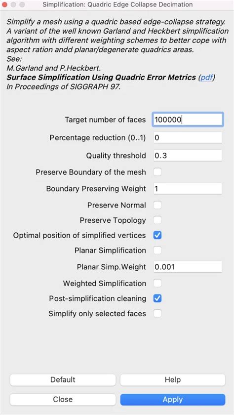meshlab reduce mesh|Simplify / Decimate Models in Meshlab Tutorial.